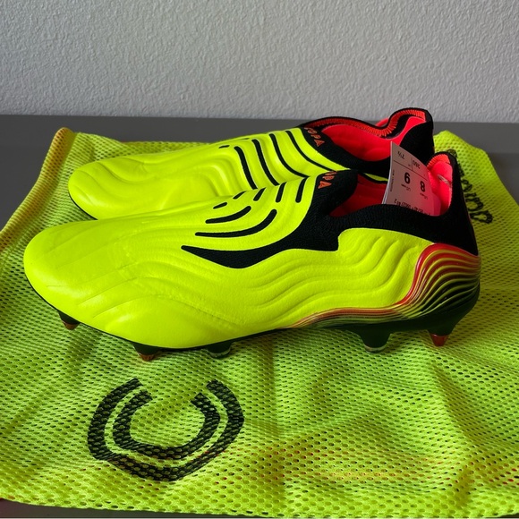 Adidas Copa Sense+SG Soft Ground Soccer Cleats Solar Yellow GZ1358